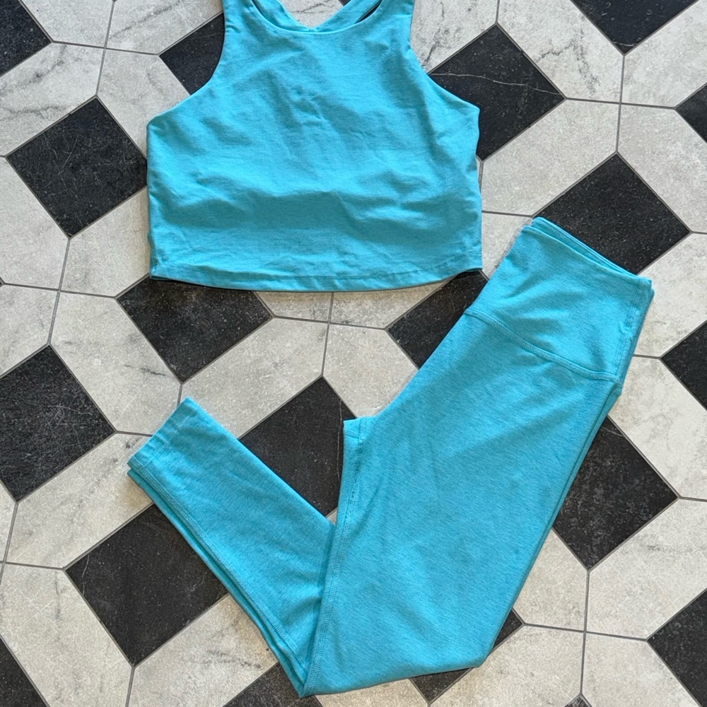 Beyond Yoga Spacedye Caught In The Midi Set (top & legging)